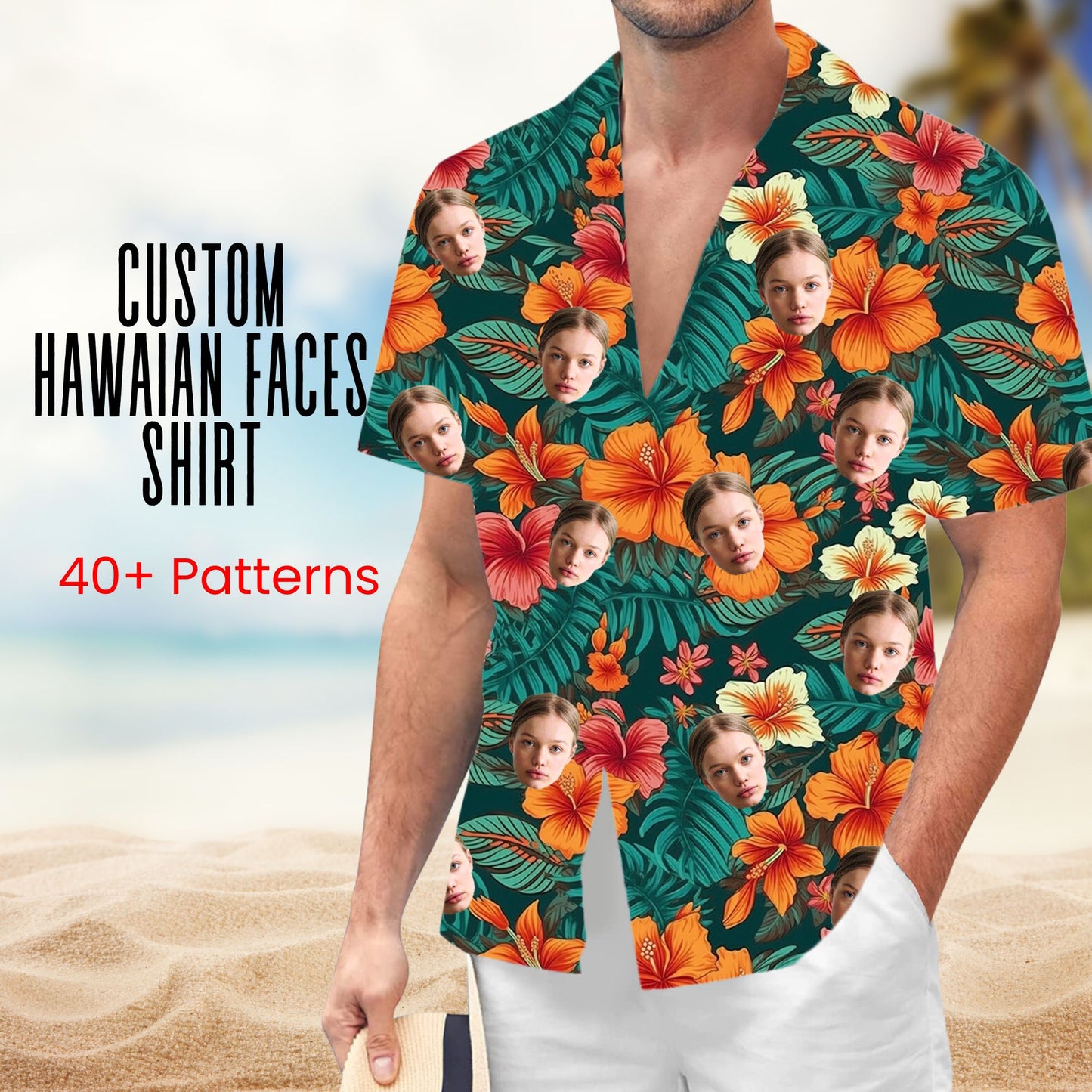 Personalized Face Hawaiian Shirt