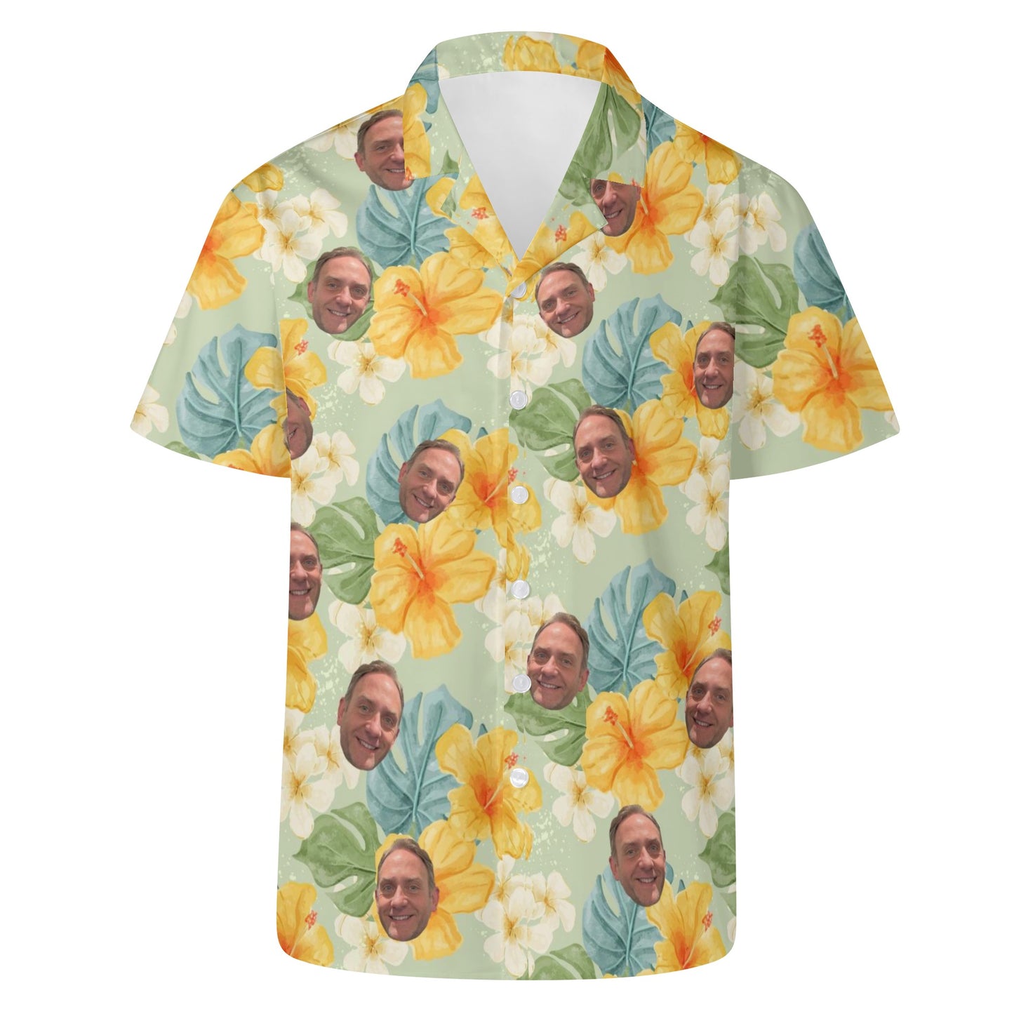 Dad Face Personalized  Hawaiian Shirt